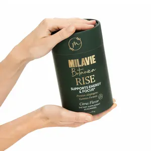 MILAVIE Botanica RISE Gummies – Energy & Focus Support, Citrus Flavor, 60 Gummies (30 Servings), No Added Sugar