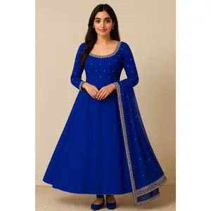 Elegant Georgette Anarkali Gown Collection (Sizes 32 to 46)
