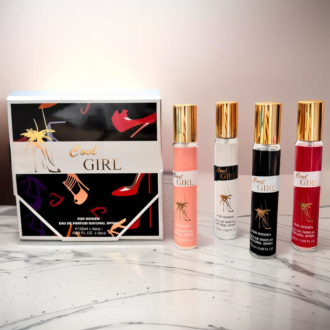 Women's perfume set,Floral and Fruity,Thanksgiving,Christmas Valentine's Day gift set,20ml*4