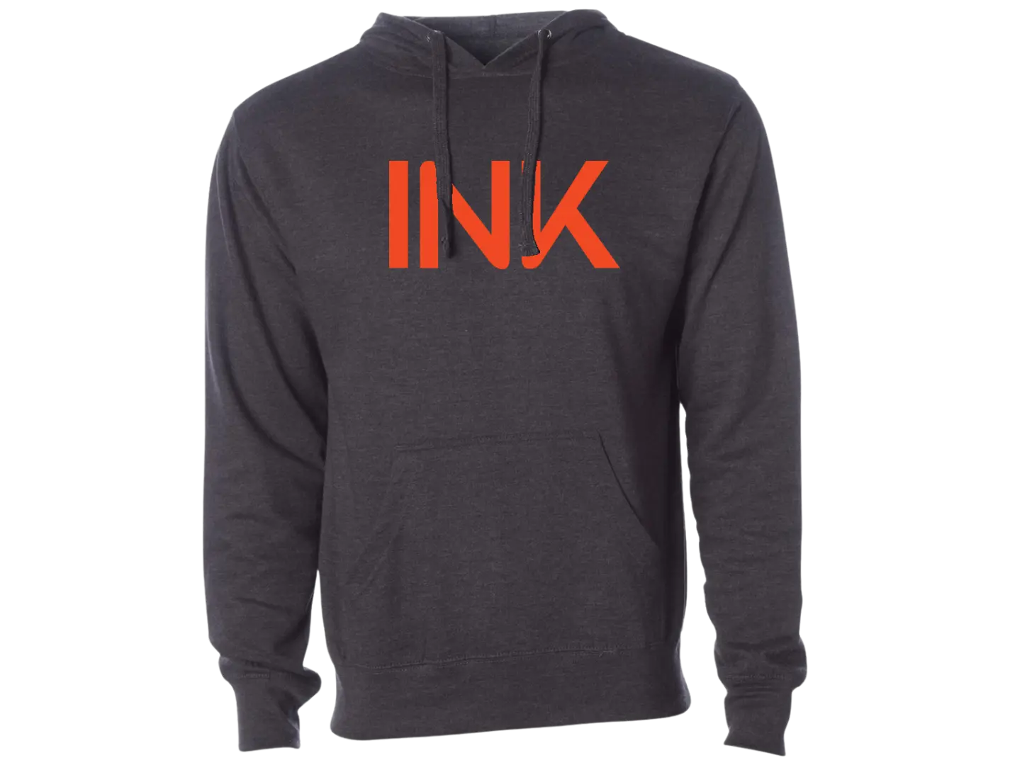 INK Unisex Charcoal Heather Hoodie
