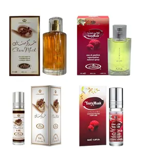(4pc Bundle Pack) 50ml Choco Musk, Tooty Musk Perfume Spray, 6ml Choco Musk, Tooty Musk Perfume Oil Roll-On by Al-Rehab