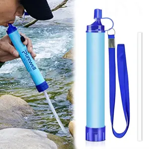 Outdoor Mini Water Filter Straw, Camping Purification, Portable Hiking Water Purifier, Survival & Emergency Supplies