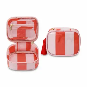 Caribe Stripe Mini  Jewelry Case