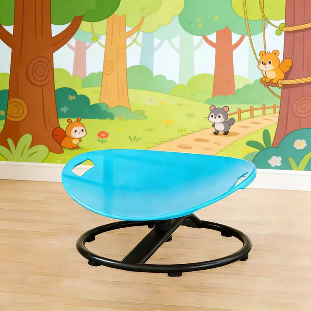 Rotatable Sensory Integration Swivel Chair for Balance Training, Body Coordination Exercise, Suitable for Children and Teens, Rotating Sensory Chair