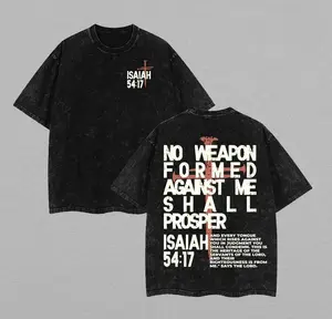 valentine shirts No Weapon Christian Washed T-Shirt, Jesus T-Shirt, Jesus Tee, Easter Tee, Christian Apparel Streetwear Gym Menswear Oversized Top Men or Women