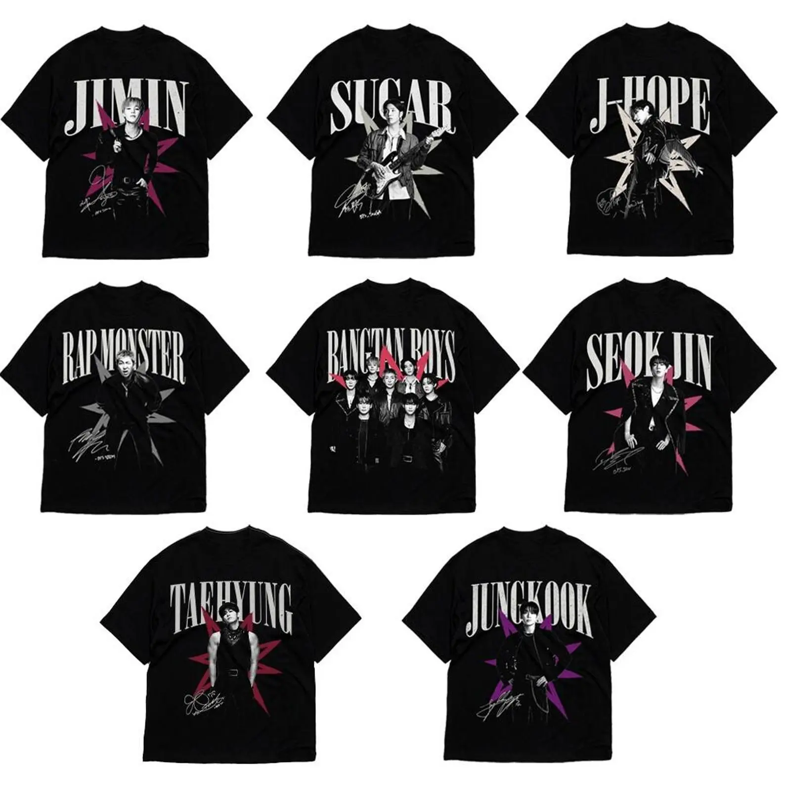 Vintage Seven Comfort Colors Shirt, Bangtan Kpop Merch, Retro 90s Shirt, Gifts For Fans