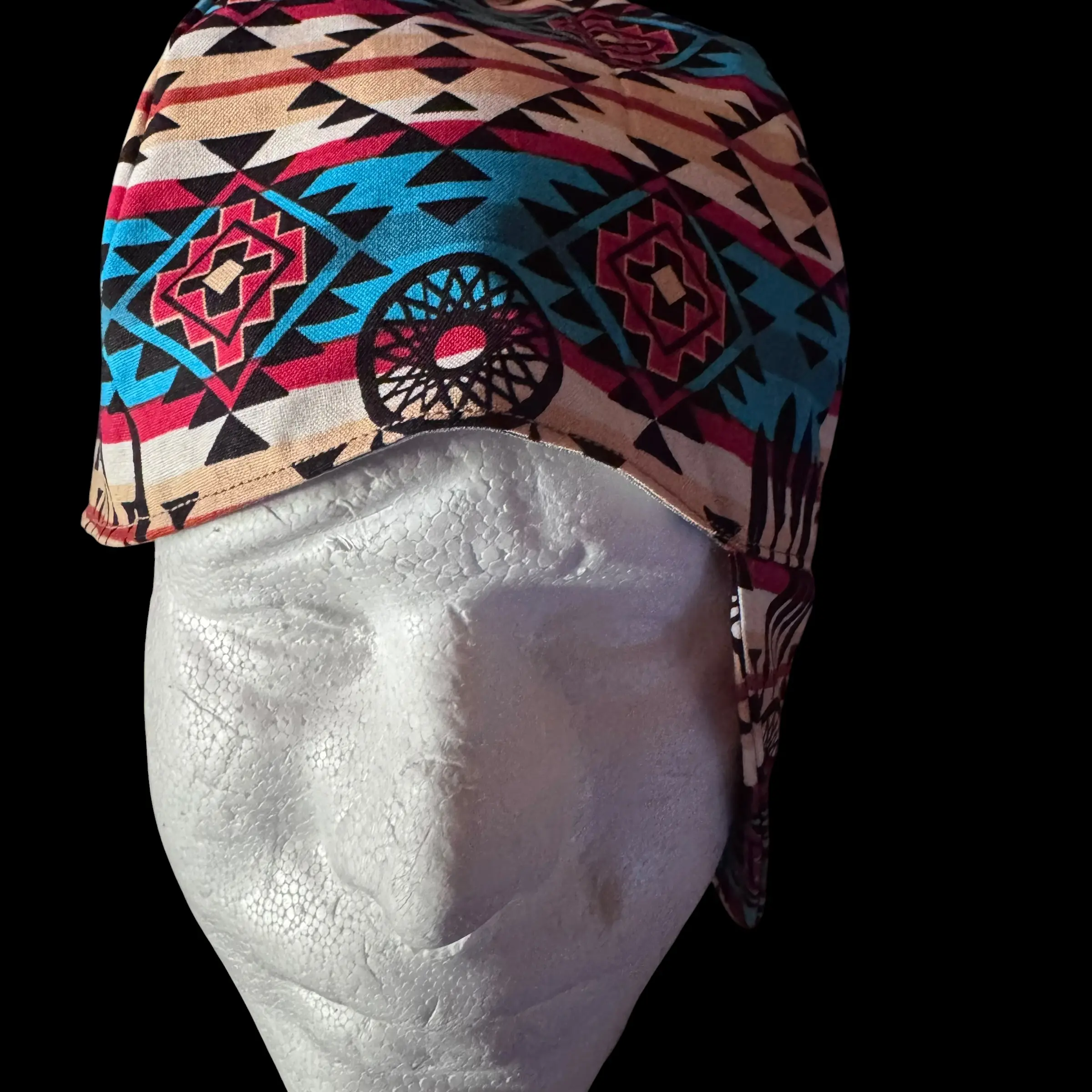 Dream Catcher Welding Cap Solid Color Hat Statement Cap Aztec Design Cap Adjustable Cotton Hat