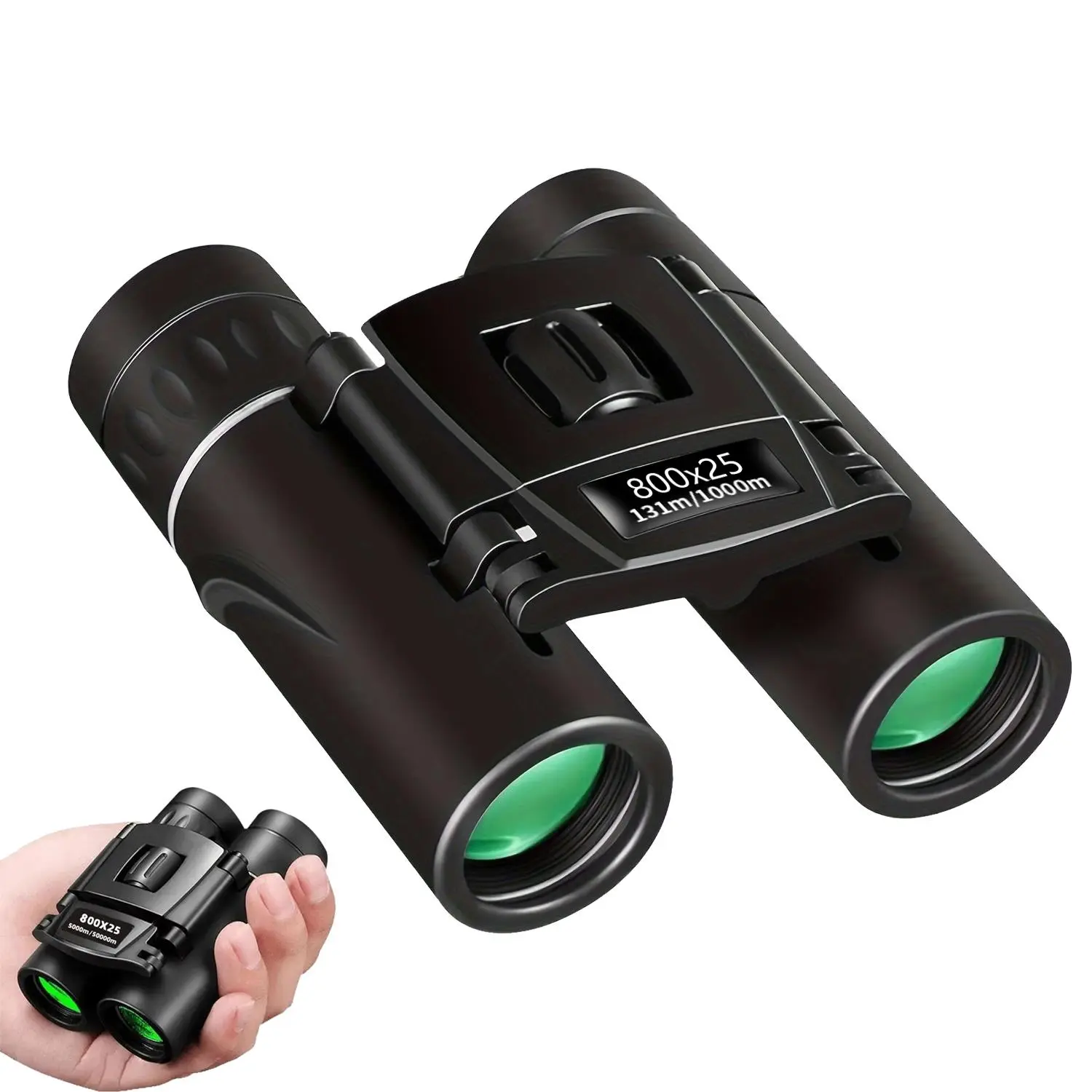 HD 8x42 High Power Binoculars with High Definition Optics, Compact Lightweight Design, Perfect for Outdoor Adventures, Bird Watching & Nature Observation