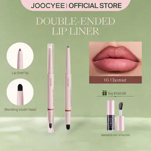 JOOCYEE Double-Ended Lip Liner – Matte Finish, Smooth, Blur, Long-Lasting & Smudge-Proof, Easy for Beginners, Travel-Friendly, Perfect for Party & Glam Makeup, Spring Gift, Refresh Look