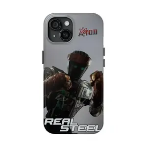 Real Steel Tough Case Noisy Boy, Atom, Twin Cities, Zeus Phone Cover Compatible with iPhone X, 11, 12, 13, 14, 15, 16 Plus Pro Promax