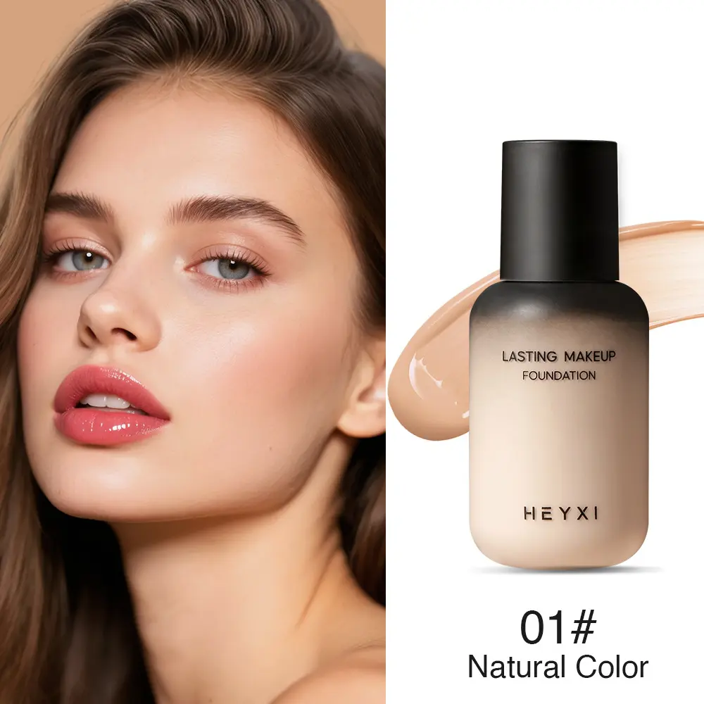 1Pcs Full Concealer Foundation - Flawless Coverage Foundation, Waterproof and long-lasting flawless matte finish, perfectly covers dark circles and acne marks, natural makeup effect - suitable for all skin types, a must for beauty