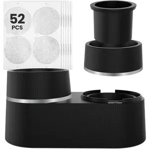 Coffee Capsule Refill Kit for  Vertuo Pods with 52 count  Foil Lids (1 Refill Kit Tool+52 Foils)