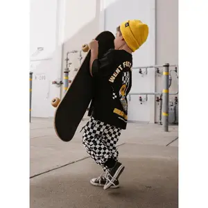 Checkered Cargo Sweatpants