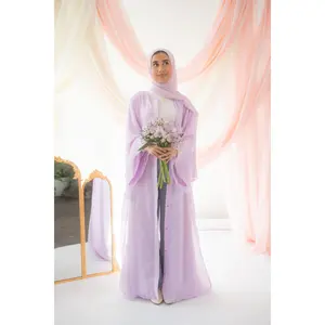 Aaliyah Reversible Abaya | Lavender