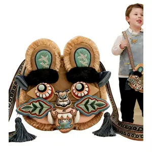 Lil X’s Famous Tiger Head Bag – Limited Stock Trendy Oriental Embroidery Crossbody Shoulder Bag Celebrity Same Style
