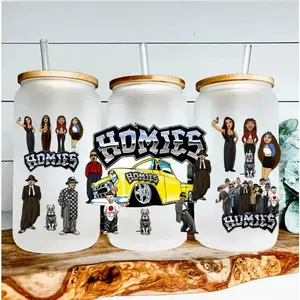 Homies Yellow Lowrider - UVDTF Wrap for cups/hard surfaces Decorative Sticker