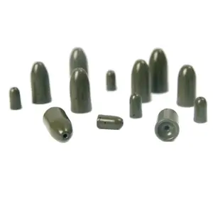 No-Chip 1/4oz-Green Pumpkin-Catch Co- Tungsten Worm Weights - 97% Tungsten- 5 PACK