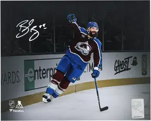Brent Burns Coloarado Avalanche Autographed 8" x 10" Burgundy Jersey Celebration Spotlight Photograph - Fanatics Authentic Certified