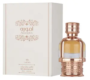 Lattafa Amoura Pure Concentrated Perfumed Oil, 20ml - Long-Lasting, Alcohol-Free Unisex Fragrance with Soft Floral, Amber, and Citrus Notes