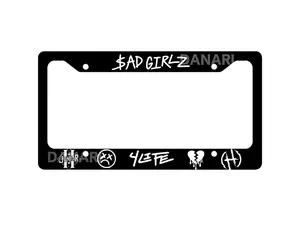 Sad Girlz 4 Life License Plate Frame, Sad Girlz 4 Life, Aluminum License Plate Frame, Custom Car Accessories, Custom Plate Frame