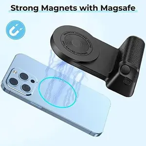 Phone Holder,Wireless Magnetic Smartphone Camera Holder,Handle Bluetooth Photo Stand,Wireless Remote Control,Selfie Grip,Wireless Bluetooth Phone Photography Support Stand for Selfie,Vlog,Video, Stabilizer for iPhone,Gift for Girls Friends phonegrips