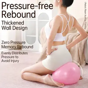 Mini Yoga Ball for Pelvic Floor & Kegel Training, High Compression, No Deformation, Ideal for Core Strength Exercises