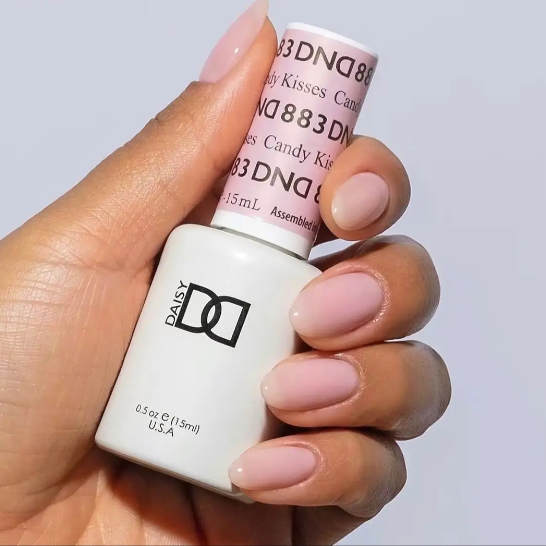 DND 883 Candy Kisses Gel and Lacquer Duo nail care nail art sheer color