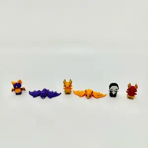 Halloween Mystery Figurines - Unique 3D Printed Creature Figurines for Home Decor and Gifts