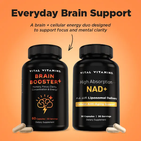 Stay Sharp Bundle - Brain Booster Plus and NAD+ Supplement Focus Healthcare Stay Sharp Bundle - Brain Booster Plus and NAD+ Supplement Focus Healthcare