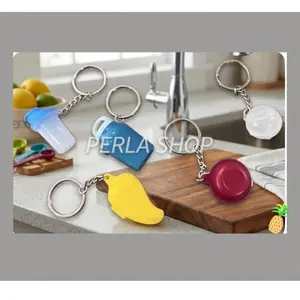 Keychain Bundle - Includes Assorted Shapes with Metal Ring, Available in Multiple Colors