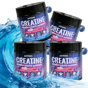 Creatine Monohydrate & Carnitine Blend Gummies 5000MG, Gluten-Free Daily Wellness Supplement