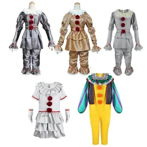 Clown Cosplay Costume for Children and Adults Halloween Cosplay Performance Costume