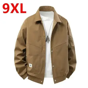 Large Size Light Luxury Business Jacket Spring Trend Plus Size Loose Jacket 9XL 8XL men clothing Can be used with raincoat