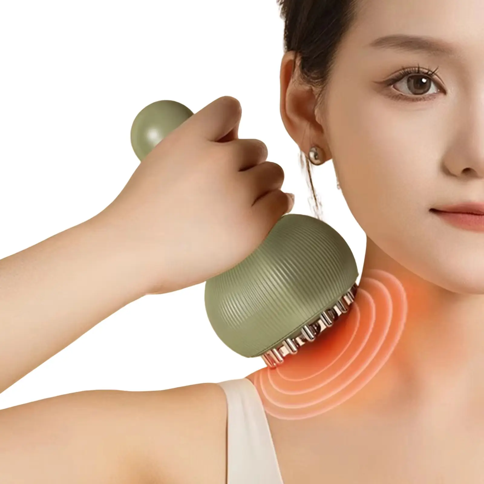 Rechargeable Lymphatic Drainage Tool Body Engraving Machine Cordless Deep Tissue Massager for Back Neck Shoulder Leg