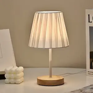 Modern USB Powered LED Desk Lamp, Decorative Fabric Night Light, Home Decoration Lamp, Ideal Gift for Friends, Holidays, Birthdays, Christmas, Table Bedside Lamp, Modern Nightstand Lamps