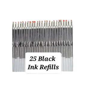 25 Black Ink Refills for Beadable Pens - Great Add-on Item