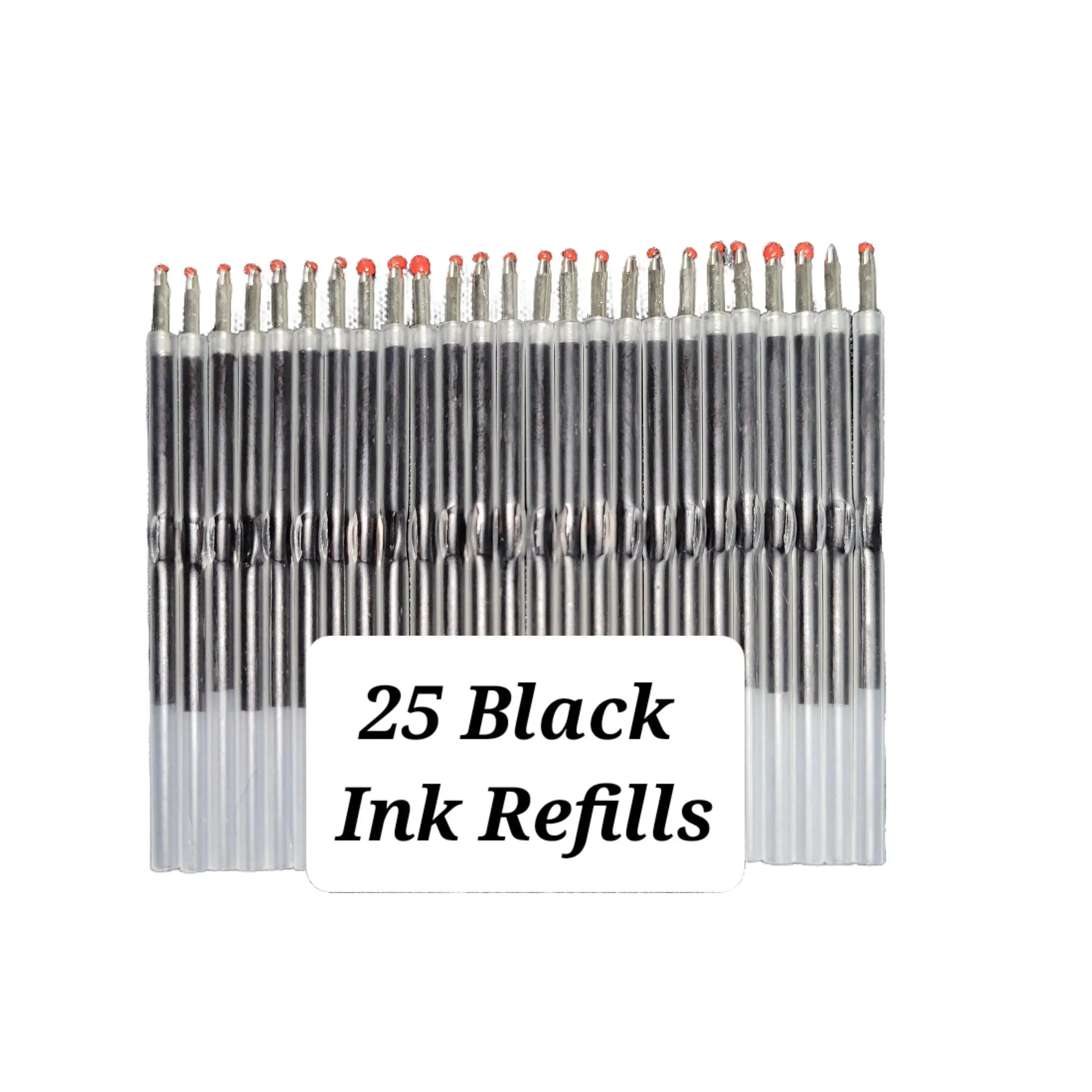 25 Black Ink Refills for Beadable Pens - Great Add-on Item