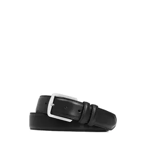 Men's Black Leather Belt - Mitchell