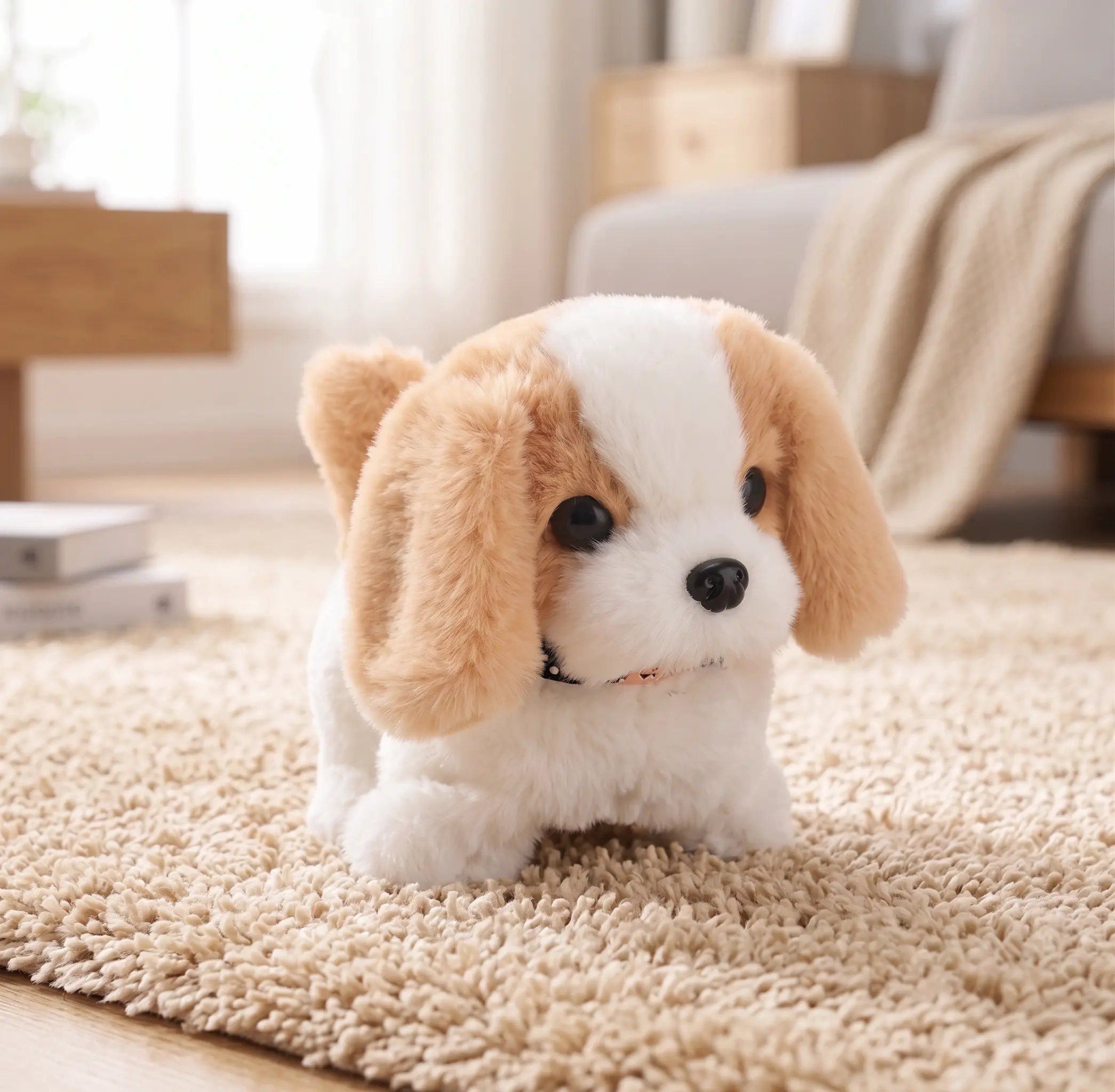 Plush Electronic Pet Puppy Toy - Walking, Barking Stuffed Dog