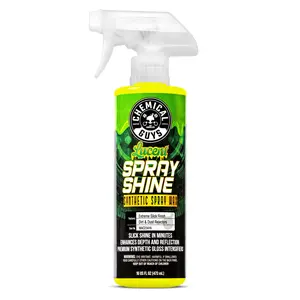 CHEMICAL GUYS Lucent Spray Shine Synthetic Spray Wax – Ultra-Slick Spray-On Wax & Detailer for Paint, Glass, Chrome & Wheels; Hydrophobic, Anti-Static Formula for Streak-Free High Gloss & Dust-Repelling Protection