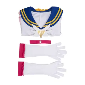 Sailor Moon Tsukino Usagi Cosplay Costume Princess Serenity Anime dress