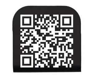 Funny QR Code Hidden Message Hat Clip - Scannable QR Code Can Be Customized For Your Business or Website Of Your Choice