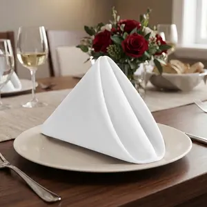 Utopia Home Cloth Napkins 24 Pack – Washable Reusable Polyester Dinner Napkins