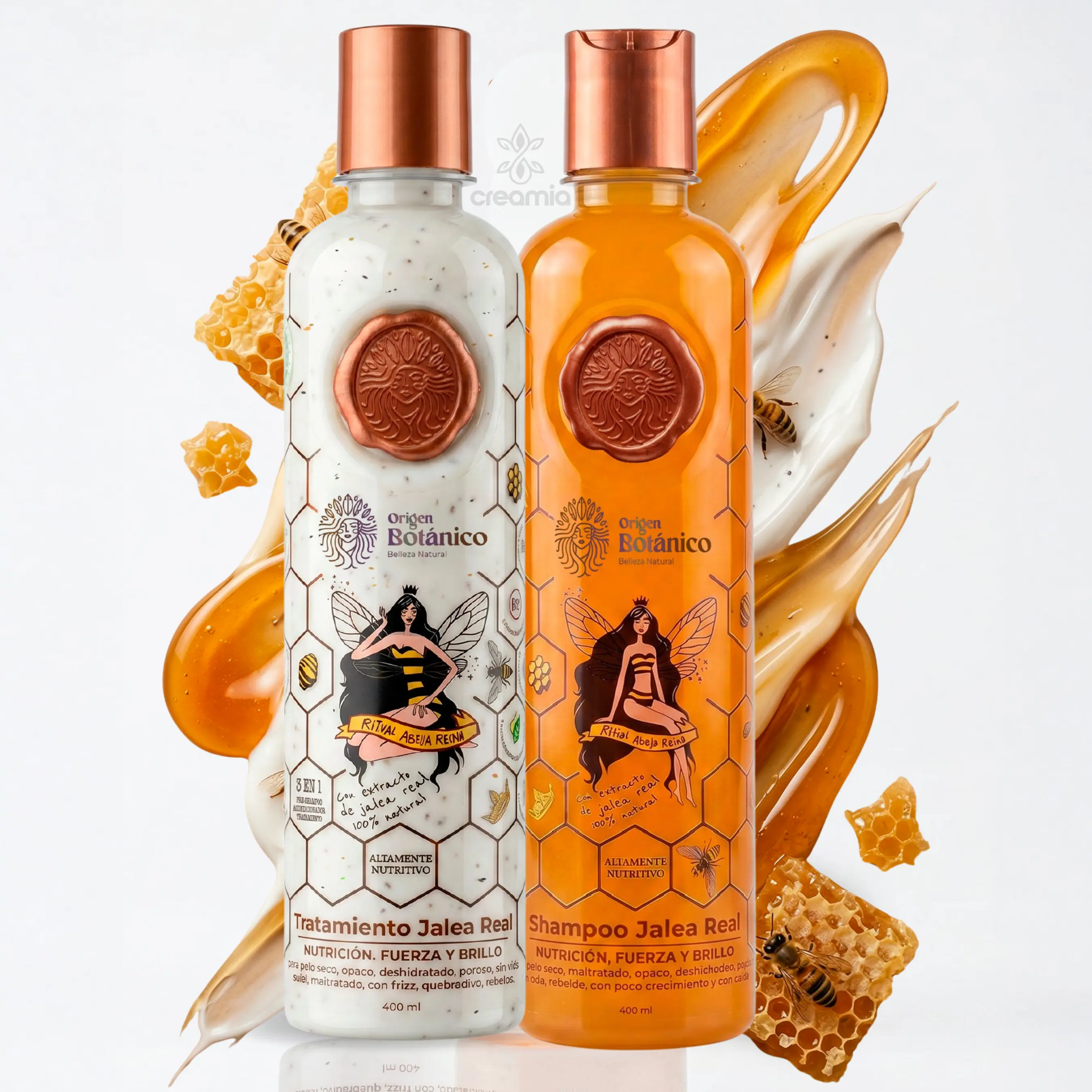 Origen Botanico Ritual Botanico Royal Jelly Shampoo and Treatment for Dry and Brittle Hair 400ml