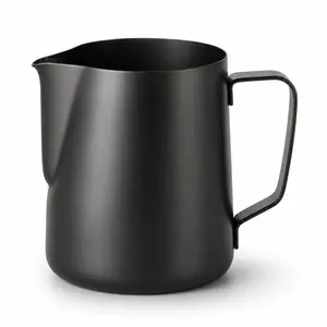 Stainless Steel Milk Frothing Pitcher, Non-Stick Interior, Easy-to-Clean Handle, Froth Easily Multi-Function Jug for Latte Art, Coffee