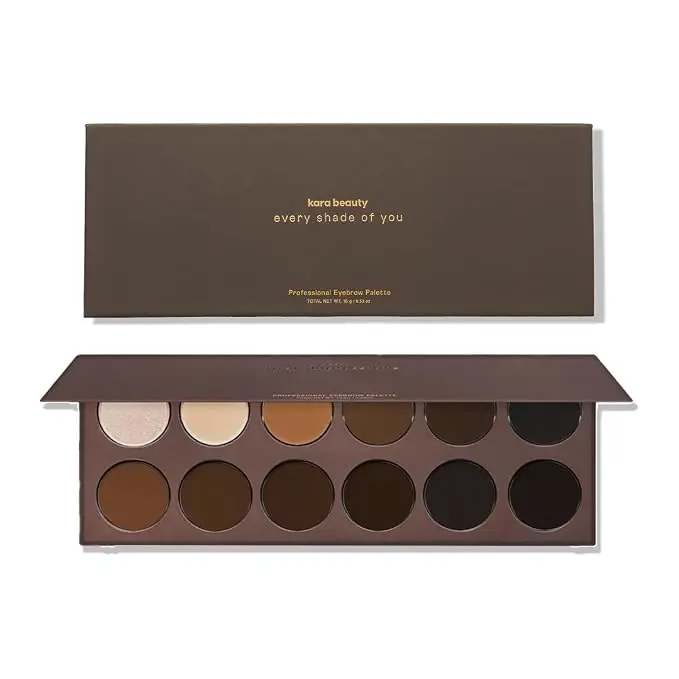 Eyebrow Kit - Brow Makeup Kit with Powders, Pomades & Highlighters – Blendable, Long-Wear Eyebrow Powder Set for Natural or Sculpted Brows - Perfect for Makeup Artist, Beginner-Friendly