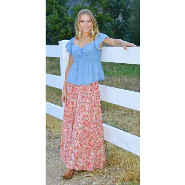 The Daisy Peasant Top