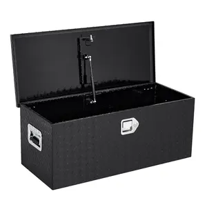 🛻 30" or 36" Aluminum Truck Toolbox – Silver or Black Diamond Plate, Waterproof, Lockable, Gas Strut Lid. Tap to grab your size & color.