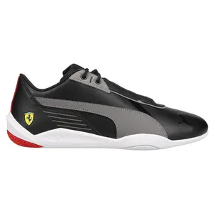 PUMA Mens Scuderia Ferrari R Cat Machina Motorsport Lace Up Sneakers Shoes Casual - Black