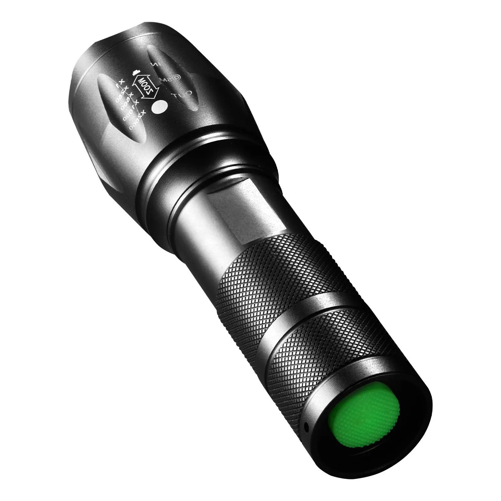 VEVOR 2 Pack Flashlights 2000 High Lumens 5 Modes Adjustable Focus Flashlight